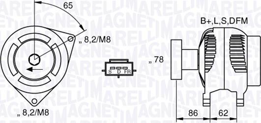 Magneti Marelli 063730011010 - Alternatore www.autoricambit.com