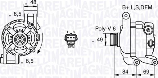 Magneti Marelli 063377417010 - Alternatore www.autoricambit.com