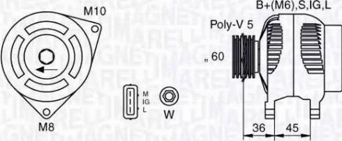 Magneti Marelli 063377433010 - Alternatore www.autoricambit.com