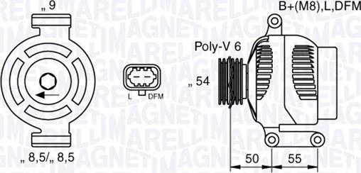 Magneti Marelli 063377425010 - Alternatore www.autoricambit.com