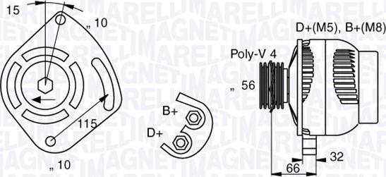 Magneti Marelli 063377012010 - Alternatore www.autoricambit.com