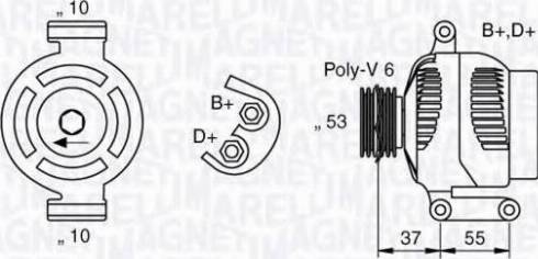 Magneti Marelli 063377020010 - Alternatore www.autoricambit.com