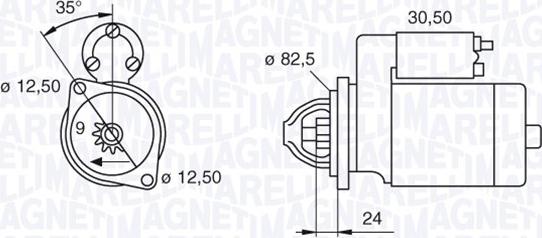 Magneti Marelli 063296843010 - Motorino d'avviamento www.autoricambit.com