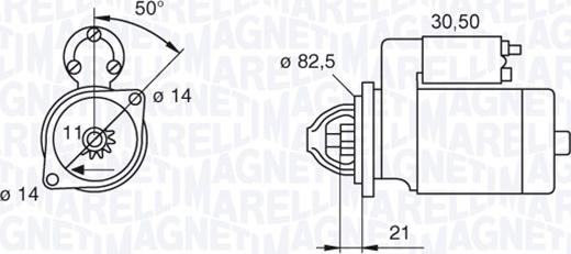 Magneti Marelli 063207138010 - Motorino d'avviamento www.autoricambit.com