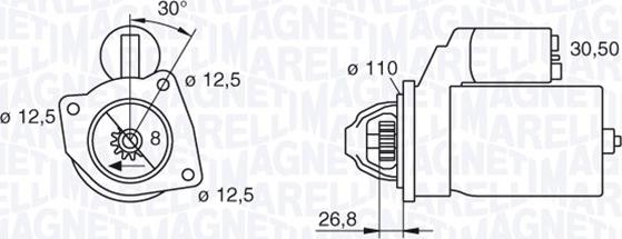 Magneti Marelli 063216851010 - Motorino d'avviamento www.autoricambit.com