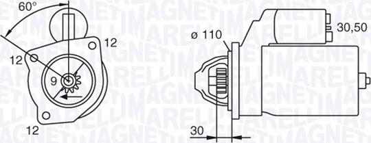 Magneti Marelli 063217126010 - Motorino d'avviamento www.autoricambit.com