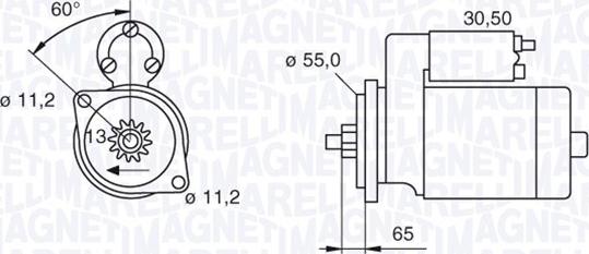 Magneti Marelli 063280051010 - Motorino d'avviamento www.autoricambit.com