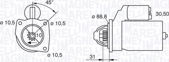 Magneti Marelli 063227486010 - Motorino d'avviamento www.autoricambit.com