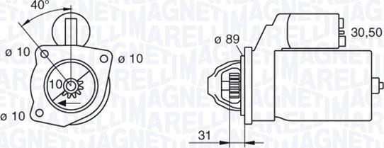 Magneti Marelli 063227599010 - Motorino d'avviamento www.autoricambit.com