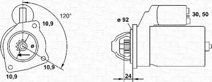 Magneti Marelli 063227553010 - Motorino d'avviamento www.autoricambit.com