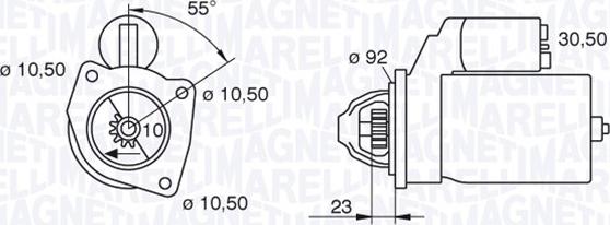 Magneti Marelli 063227569010 - Motorino d'avviamento www.autoricambit.com