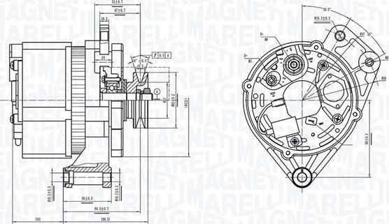 Magneti Marelli 063739061010 - Alternatore www.autoricambit.com