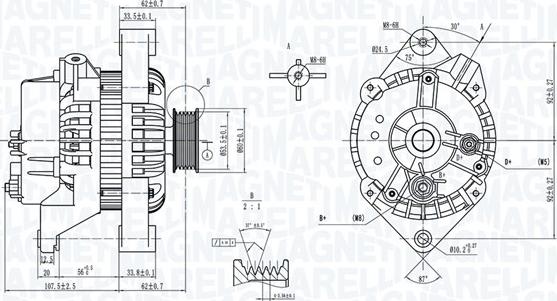 Magneti Marelli 063734274010 - Alternatore www.autoricambit.com