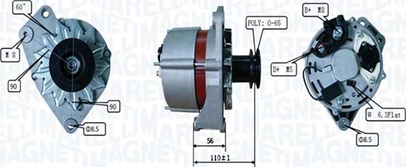 Magneti Marelli 063730520010 - Alternatore www.autoricambit.com