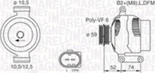 Magneti Marelli 063730003010 - Alternatore www.autoricambit.com