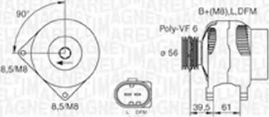 Magneti Marelli 063731394010 - Alternatore www.autoricambit.com