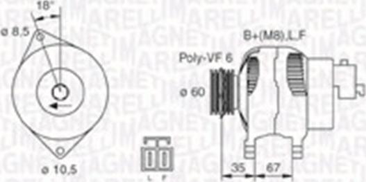 Magneti Marelli 063730010010 - Alternatore www.autoricambit.com