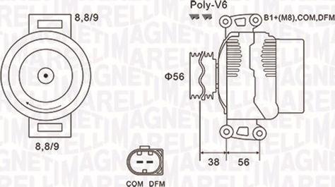 Magneti Marelli 063731996010 - Alternatore www.autoricambit.com