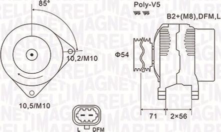 Magneti Marelli 063731960010 - Alternatore www.autoricambit.com