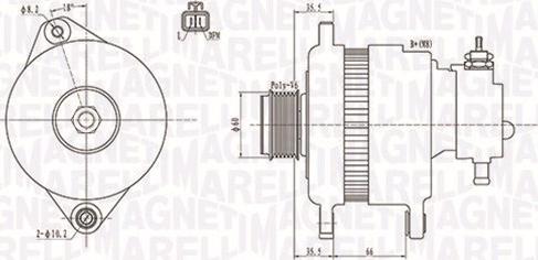 Magneti Marelli 063731900010 - Alternatore www.autoricambit.com