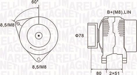 Magneti Marelli 063731919010 - Alternatore www.autoricambit.com