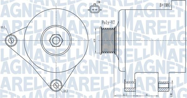 Magneti Marelli 063731918010 - Alternatore www.autoricambit.com