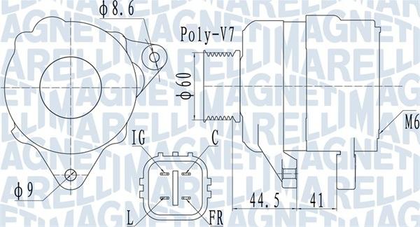 Magneti Marelli 063731981010 - Alternatore www.autoricambit.com