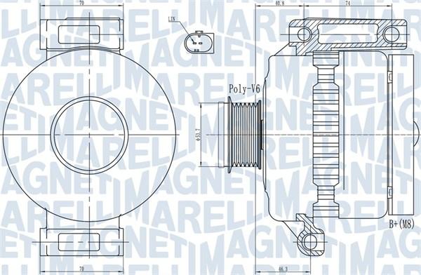 Magneti Marelli 063731923010 - Alternatore www.autoricambit.com