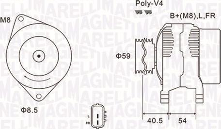 Magneti Marelli 063731927010 - Alternatore www.autoricambit.com