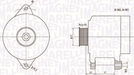 Magneti Marelli 063731978010 - Alternatore www.autoricambit.com