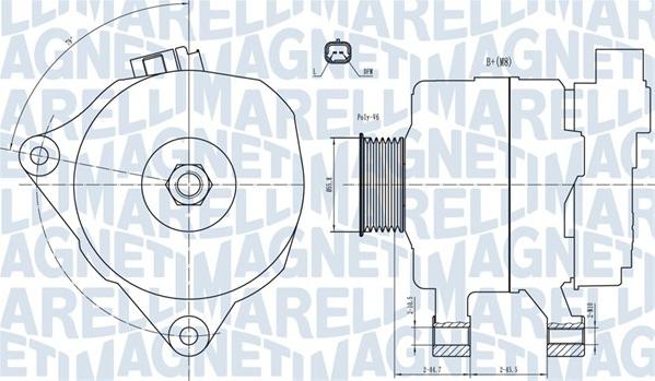 Magneti Marelli 063731499010 - Alternatore www.autoricambit.com