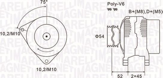 Magneti Marelli 063731496010 - Alternatore www.autoricambit.com