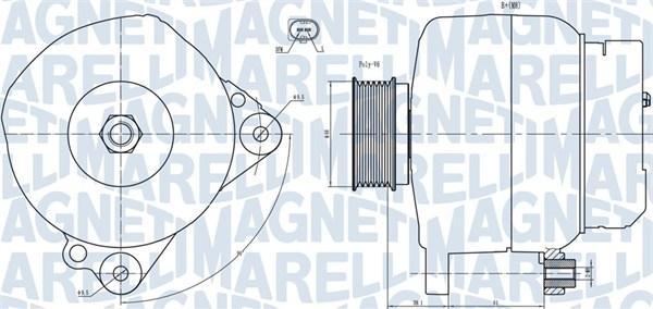 Magneti Marelli 063731445010 - Alternatore www.autoricambit.com