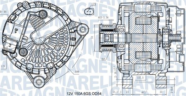 Magneti Marelli 063731472410 - Alternatore www.autoricambit.com