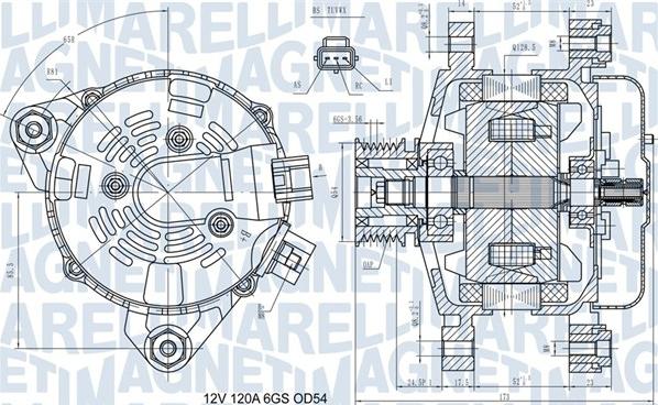 Magneti Marelli 063731557910 - Alternatore www.autoricambit.com