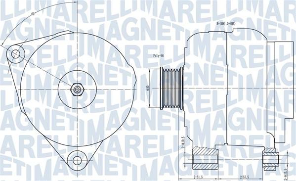 Magneti Marelli 063731501010 - Alternatore www.autoricambit.com