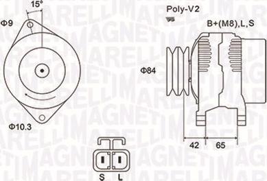 Magneti Marelli 063731530010 - Alternatore www.autoricambit.com