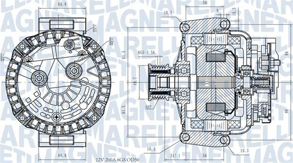 Magneti Marelli 063731531810 - Alternatore www.autoricambit.com