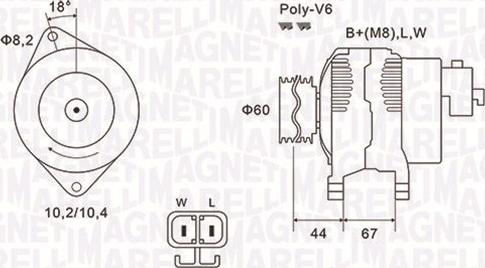 Magneti Marelli 063731526010 - Alternatore www.autoricambit.com