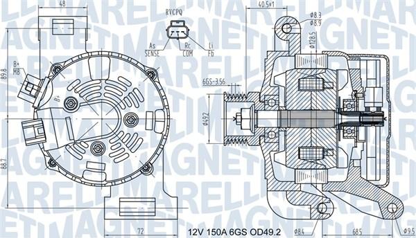 Magneti Marelli 063731575010 - Alternatore www.autoricambit.com