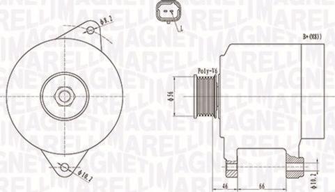 Magneti Marelli 063731653010 - Alternatore www.autoricambit.com