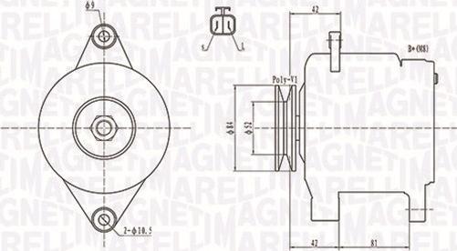 Magneti Marelli 063731615010 - Alternatore www.autoricambit.com