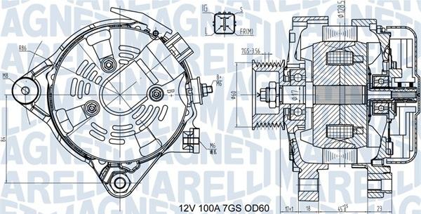 Magneti Marelli 063731613010 - Alternatore www.autoricambit.com