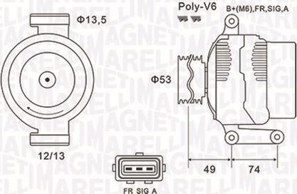 Magneti Marelli 063731635010 - Alternatore www.autoricambit.com