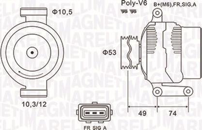 Magneti Marelli 063731638010 - Alternatore www.autoricambit.com