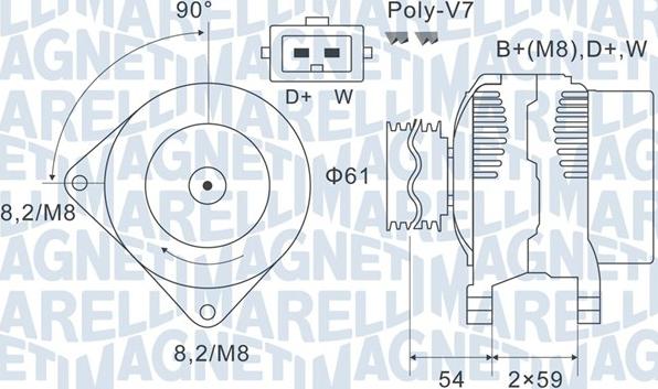 Magneti Marelli 063731143010 - Alternatore www.autoricambit.com