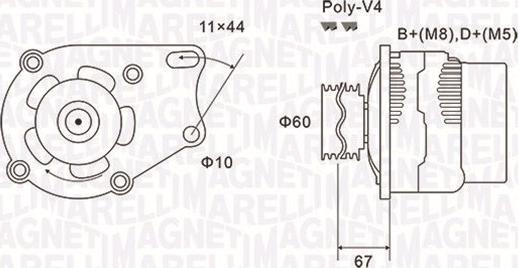 Magneti Marelli 063731153010 - Alternatore www.autoricambit.com