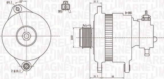 Magneti Marelli 063731899010 - Alternatore www.autoricambit.com