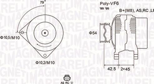 Magneti Marelli 063731865010 - Alternatore www.autoricambit.com