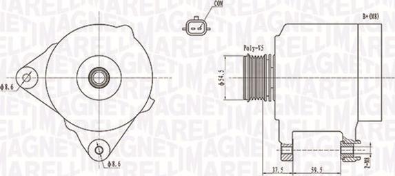 Magneti Marelli 063731860010 - Alternatore www.autoricambit.com